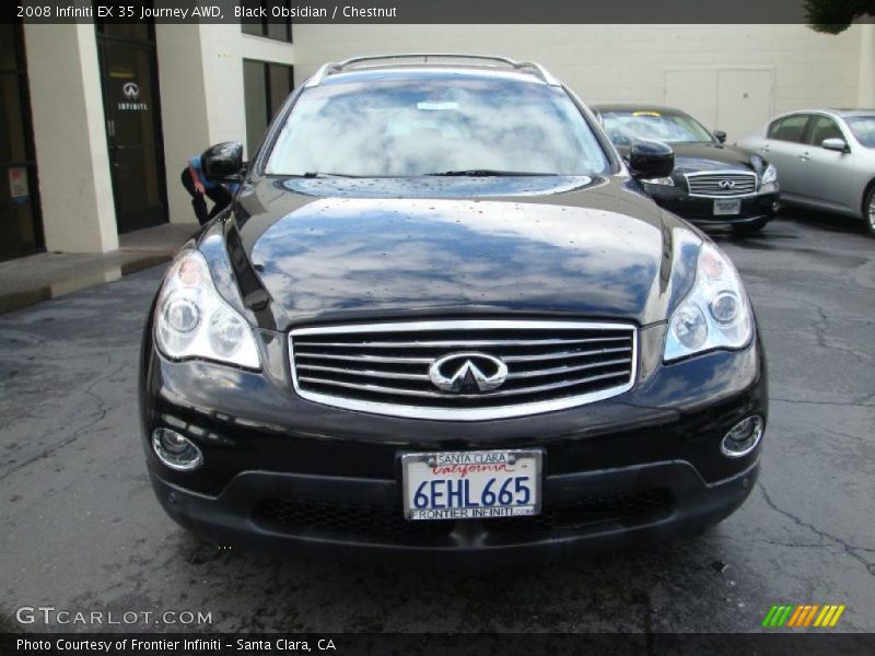 Black Obsidian / Chestnut 2008 Infiniti EX 35 Journey AWD