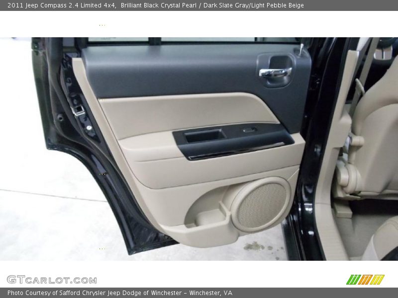 Brilliant Black Crystal Pearl / Dark Slate Gray/Light Pebble Beige 2011 Jeep Compass 2.4 Limited 4x4