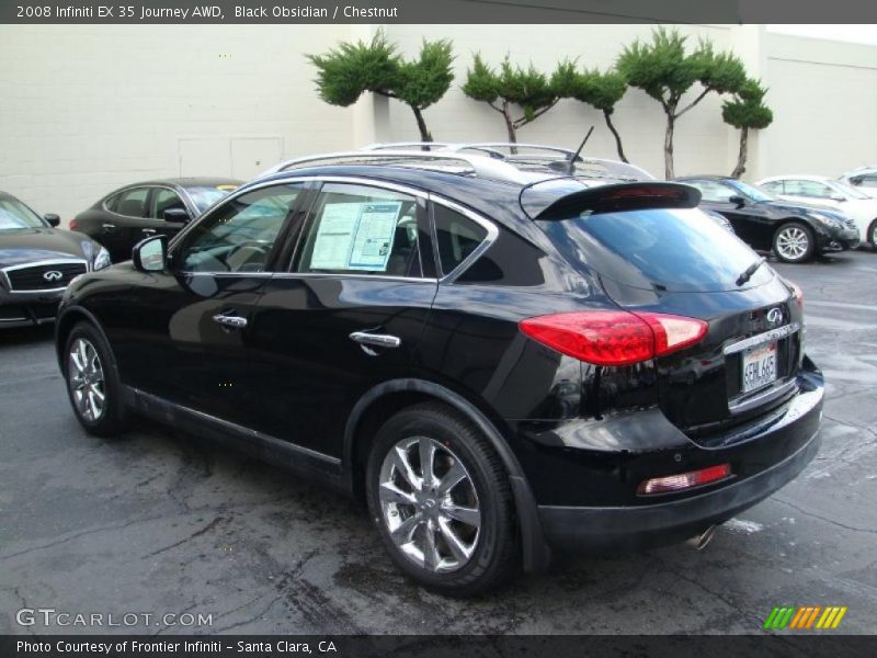 Black Obsidian / Chestnut 2008 Infiniti EX 35 Journey AWD
