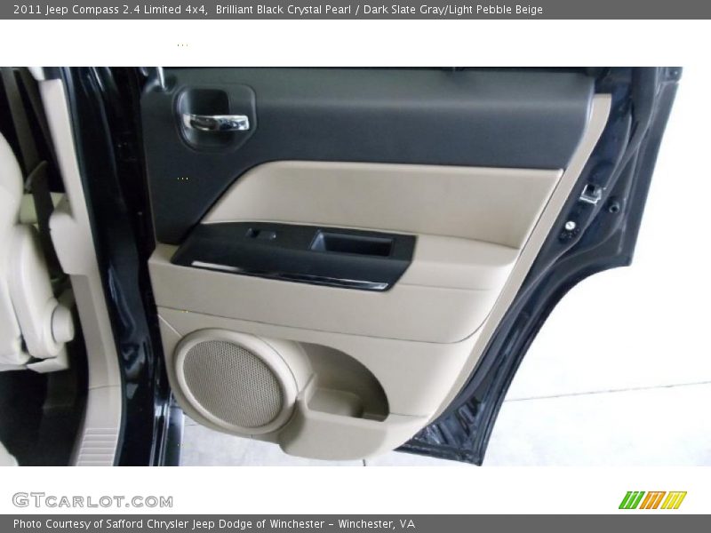 Brilliant Black Crystal Pearl / Dark Slate Gray/Light Pebble Beige 2011 Jeep Compass 2.4 Limited 4x4