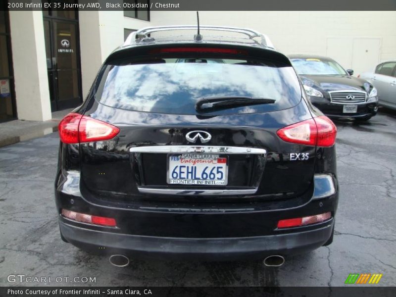 Black Obsidian / Chestnut 2008 Infiniti EX 35 Journey AWD
