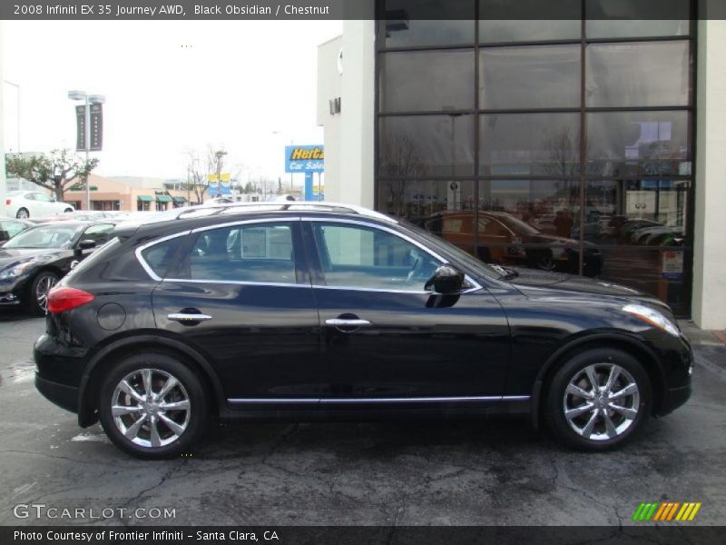 Black Obsidian / Chestnut 2008 Infiniti EX 35 Journey AWD