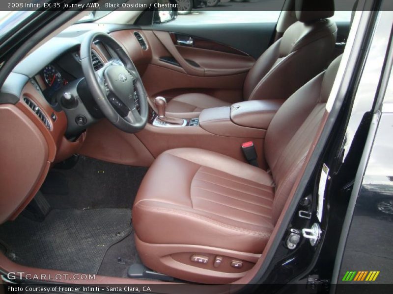  2008 EX 35 Journey AWD Chestnut Interior