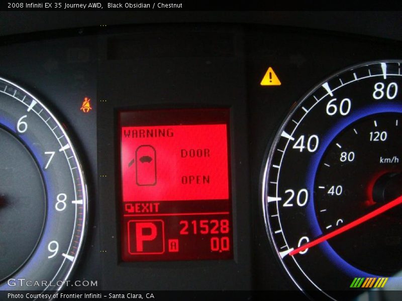 Black Obsidian / Chestnut 2008 Infiniti EX 35 Journey AWD
