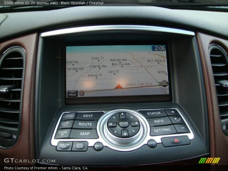 Navigation of 2008 EX 35 Journey AWD