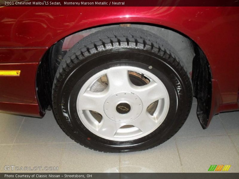 Monterey Maroon Metallic / Neutral 2001 Chevrolet Malibu LS Sedan