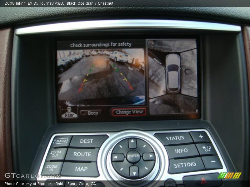 Black Obsidian / Chestnut 2008 Infiniti EX 35 Journey AWD