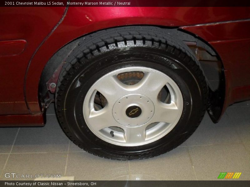 Monterey Maroon Metallic / Neutral 2001 Chevrolet Malibu LS Sedan