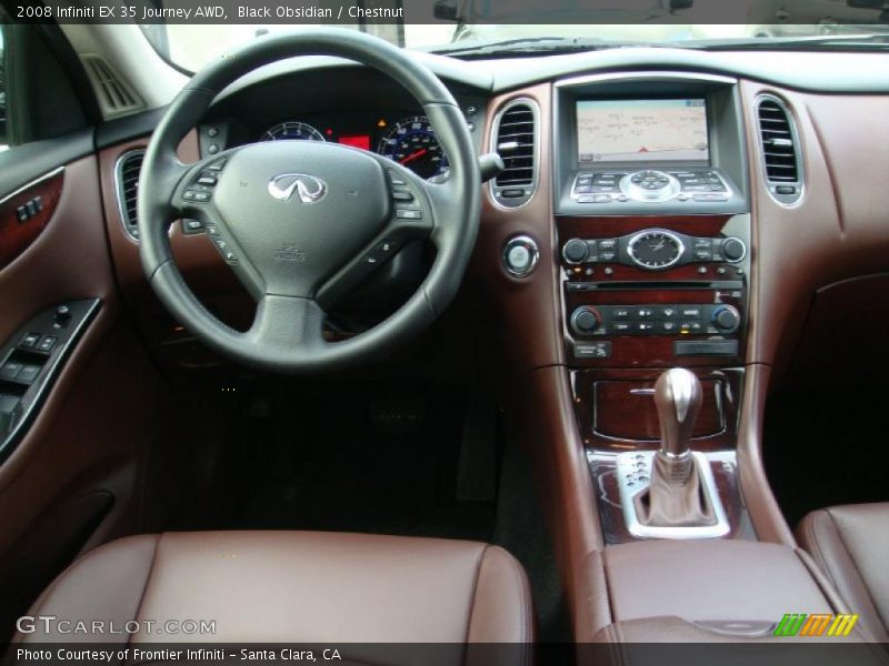 Black Obsidian / Chestnut 2008 Infiniti EX 35 Journey AWD