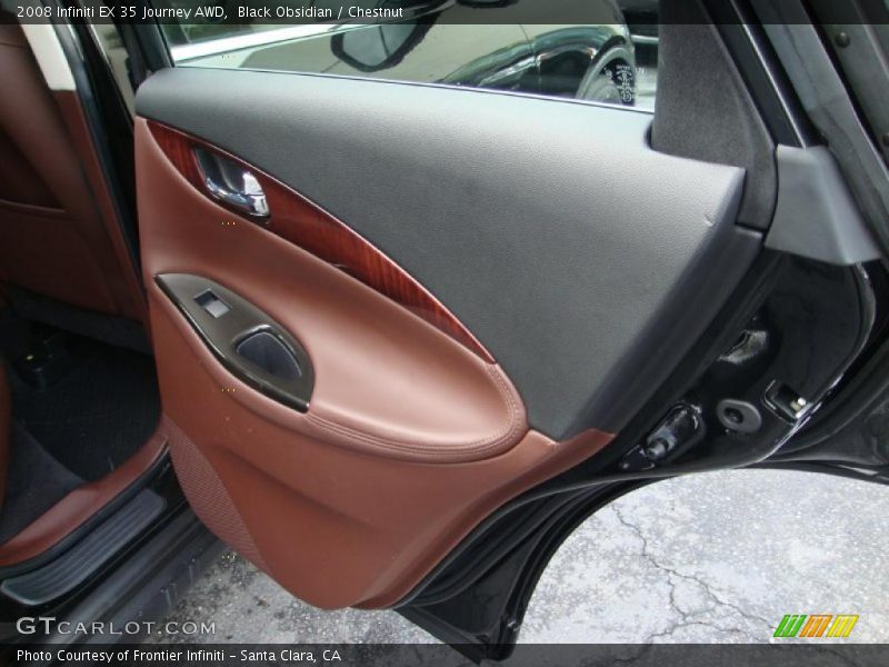 Black Obsidian / Chestnut 2008 Infiniti EX 35 Journey AWD