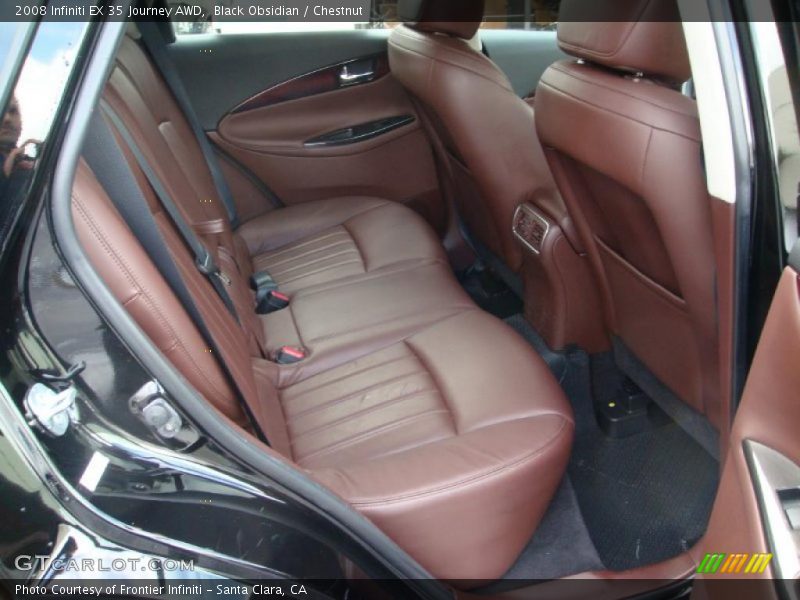  2008 EX 35 Journey AWD Chestnut Interior