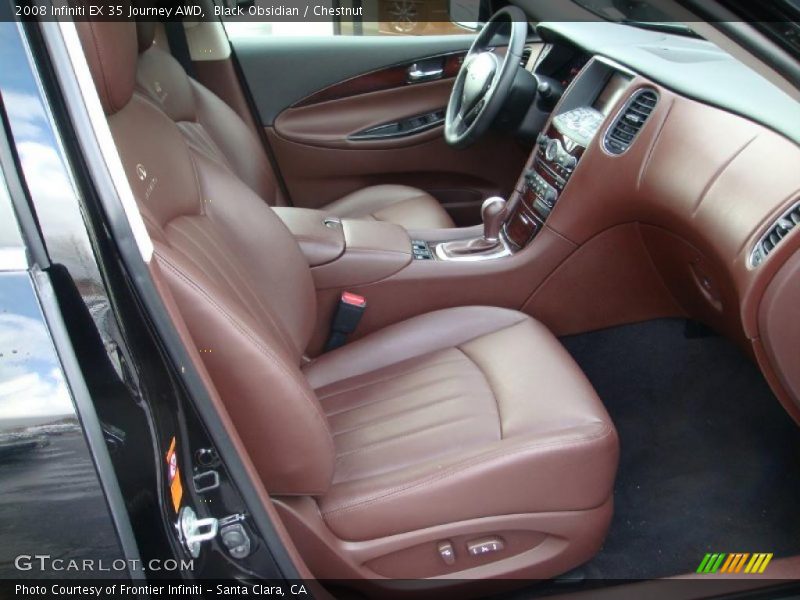  2008 EX 35 Journey AWD Chestnut Interior