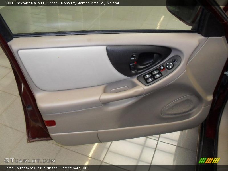 Monterey Maroon Metallic / Neutral 2001 Chevrolet Malibu LS Sedan