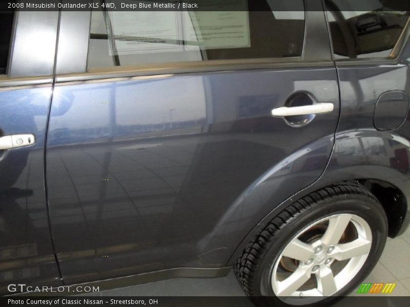 Deep Blue Metallic / Black 2008 Mitsubishi Outlander XLS 4WD