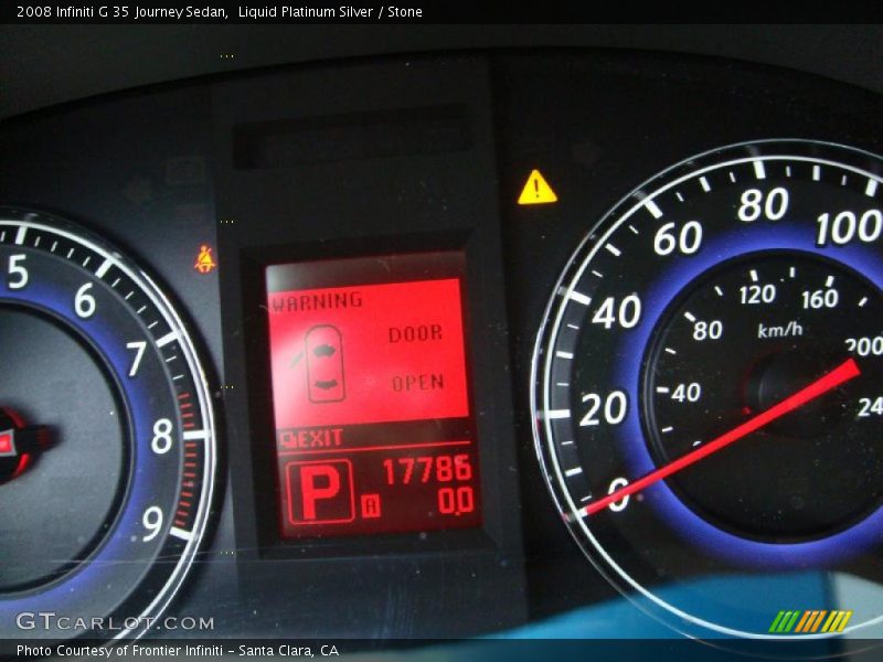 Liquid Platinum Silver / Stone 2008 Infiniti G 35 Journey Sedan