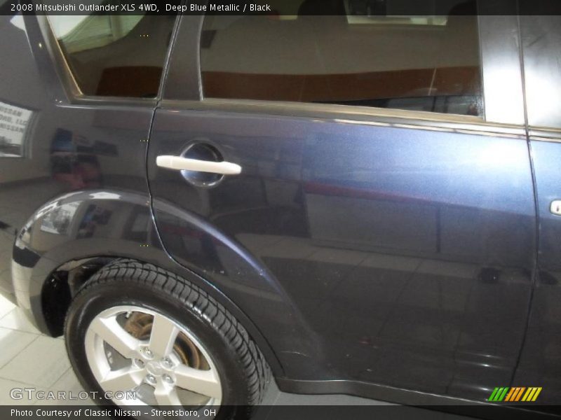 Deep Blue Metallic / Black 2008 Mitsubishi Outlander XLS 4WD