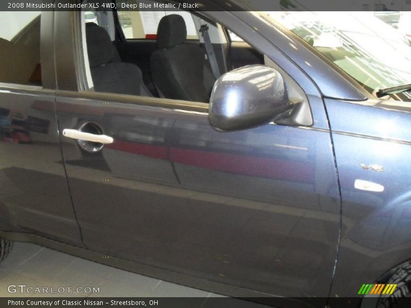 Deep Blue Metallic / Black 2008 Mitsubishi Outlander XLS 4WD