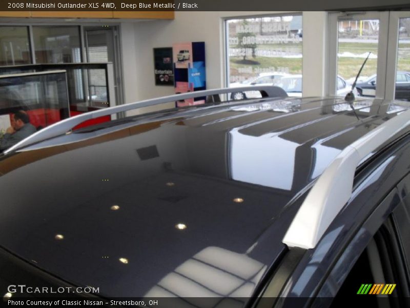 Deep Blue Metallic / Black 2008 Mitsubishi Outlander XLS 4WD