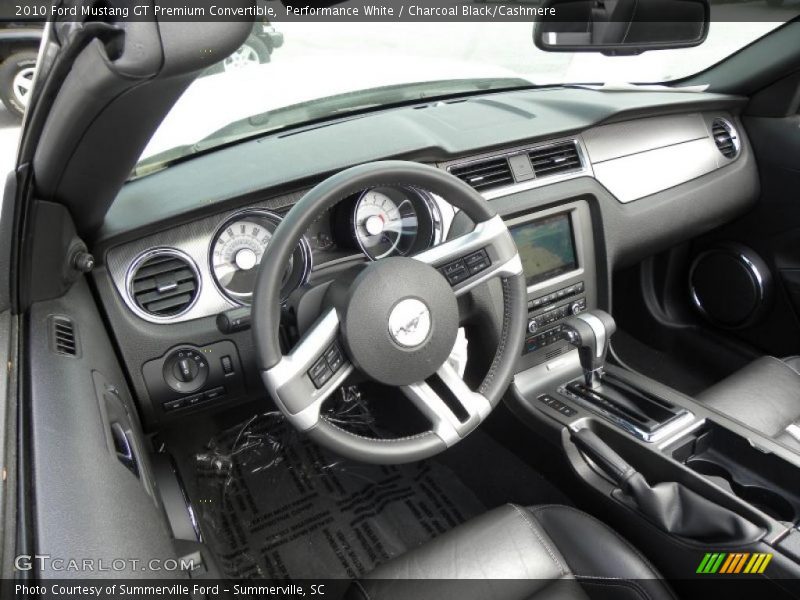 Dashboard of 2010 Mustang GT Premium Convertible