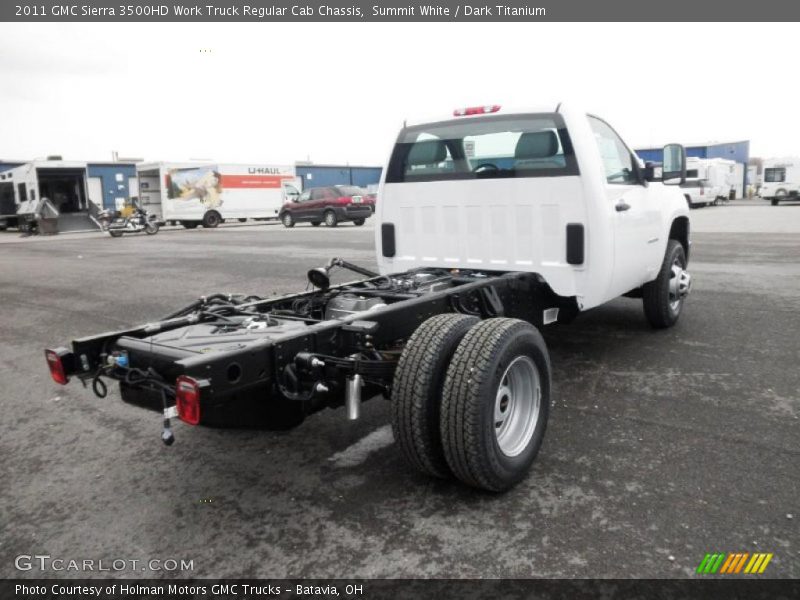  2011 Sierra 3500HD Work Truck Regular Cab Chassis Summit White