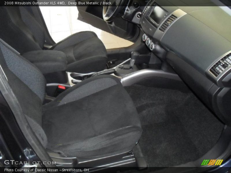 Deep Blue Metallic / Black 2008 Mitsubishi Outlander XLS 4WD