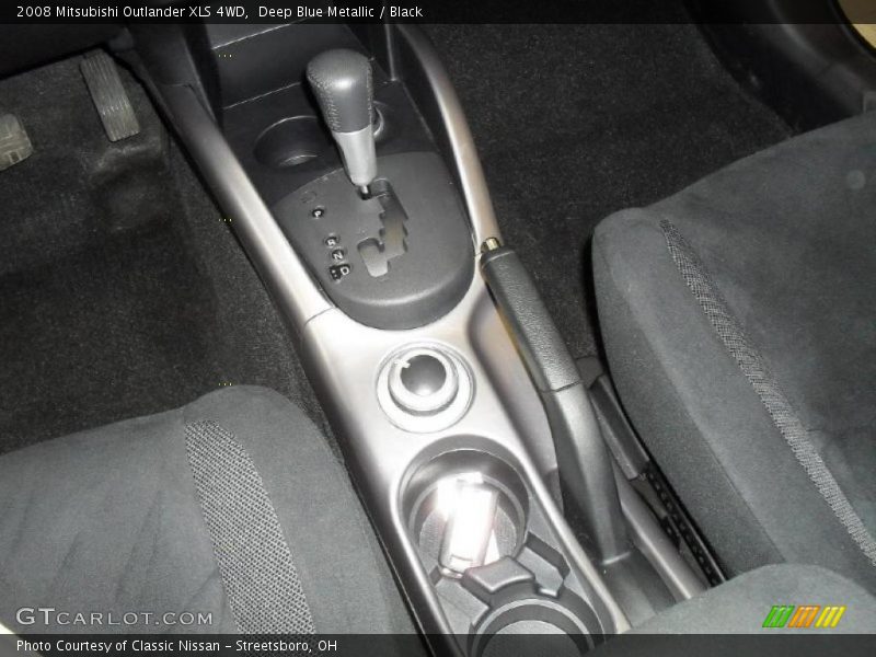 Deep Blue Metallic / Black 2008 Mitsubishi Outlander XLS 4WD