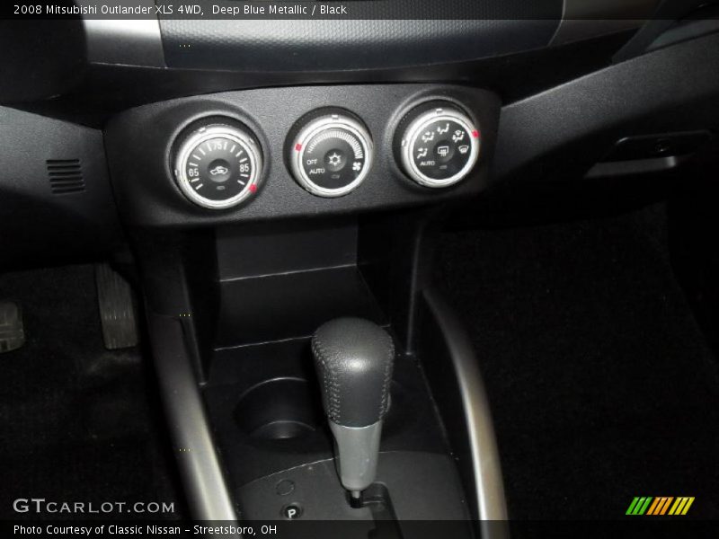 Deep Blue Metallic / Black 2008 Mitsubishi Outlander XLS 4WD