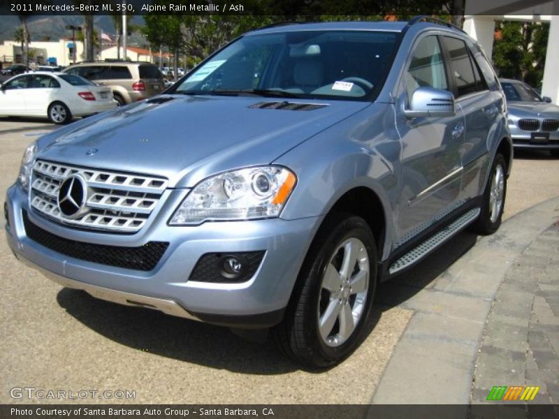Alpine Rain Metallic / Ash 2011 Mercedes-Benz ML 350