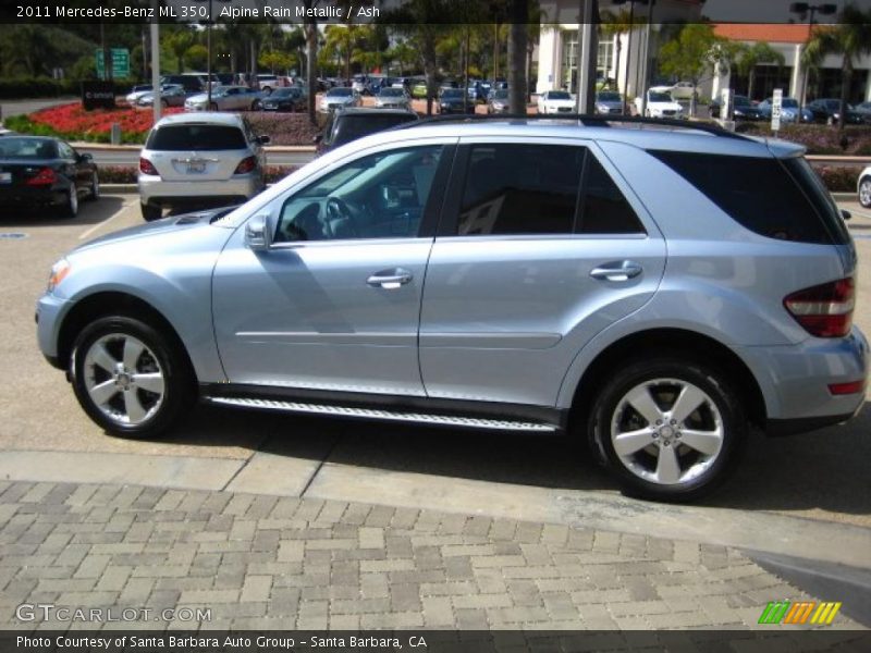 Alpine Rain Metallic / Ash 2011 Mercedes-Benz ML 350