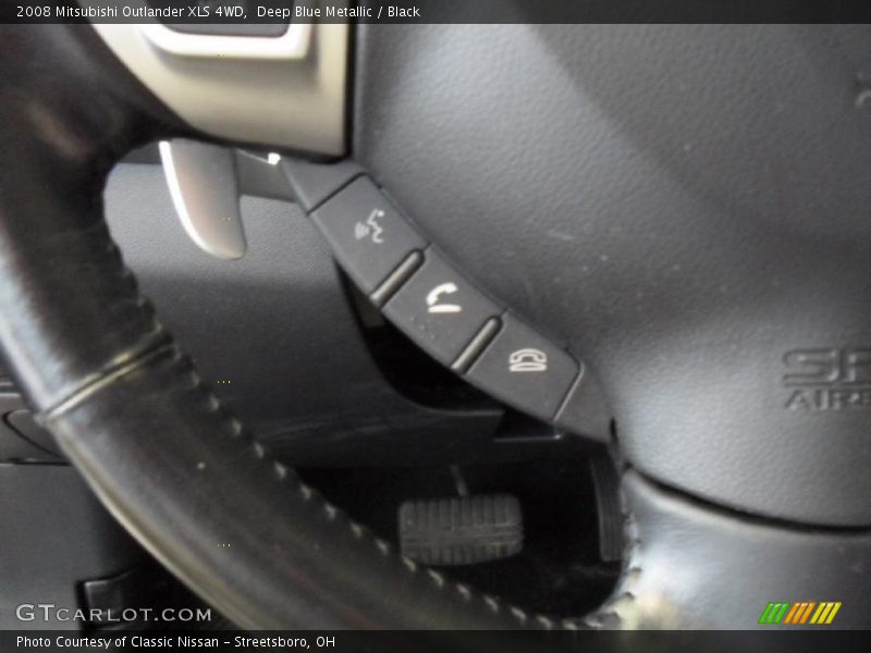 Deep Blue Metallic / Black 2008 Mitsubishi Outlander XLS 4WD
