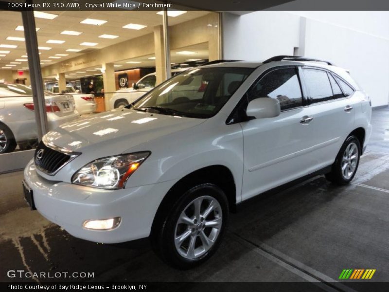 Crystal White Mica / Parchment 2009 Lexus RX 350 AWD