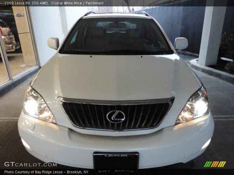 Crystal White Mica / Parchment 2009 Lexus RX 350 AWD