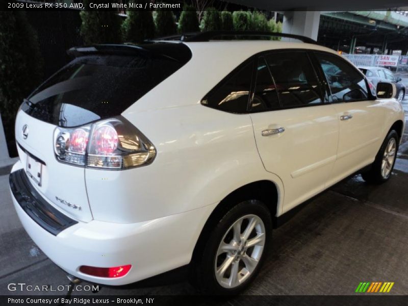 Crystal White Mica / Parchment 2009 Lexus RX 350 AWD