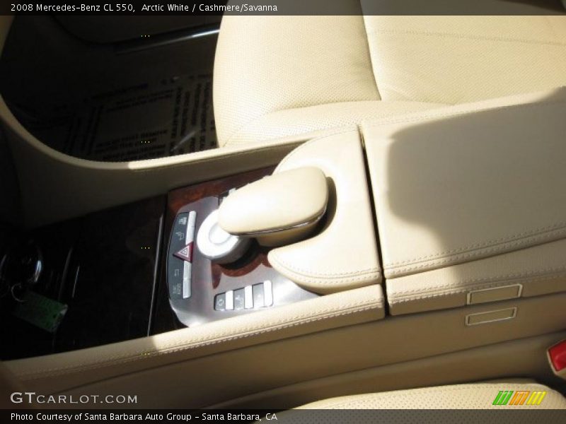 Arctic White / Cashmere/Savanna 2008 Mercedes-Benz CL 550