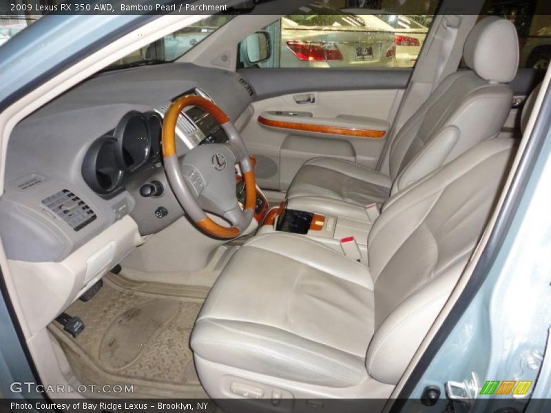 Bamboo Pearl / Parchment 2009 Lexus RX 350 AWD