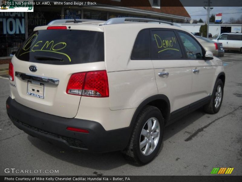 White Sand Beige / Black 2011 Kia Sorento LX AWD