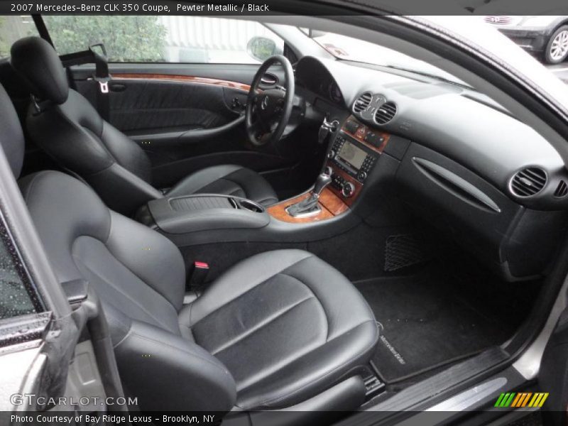 Pewter Metallic / Black 2007 Mercedes-Benz CLK 350 Coupe