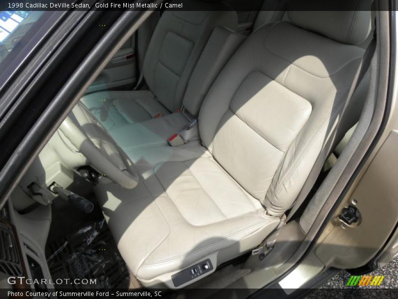 Gold Fire Mist Metallic / Camel 1998 Cadillac DeVille Sedan