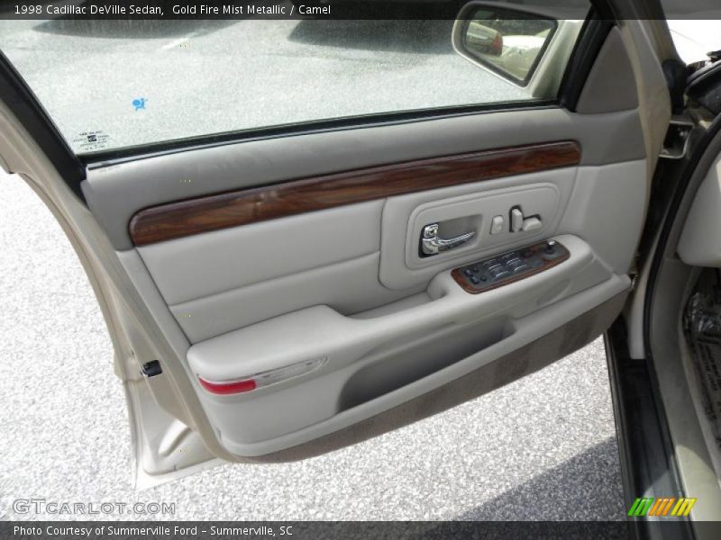 Gold Fire Mist Metallic / Camel 1998 Cadillac DeVille Sedan