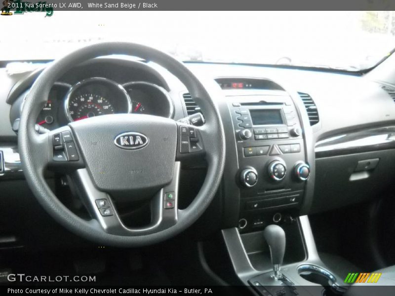 White Sand Beige / Black 2011 Kia Sorento LX AWD