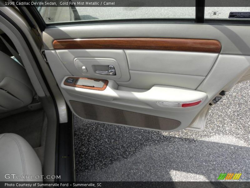 Gold Fire Mist Metallic / Camel 1998 Cadillac DeVille Sedan