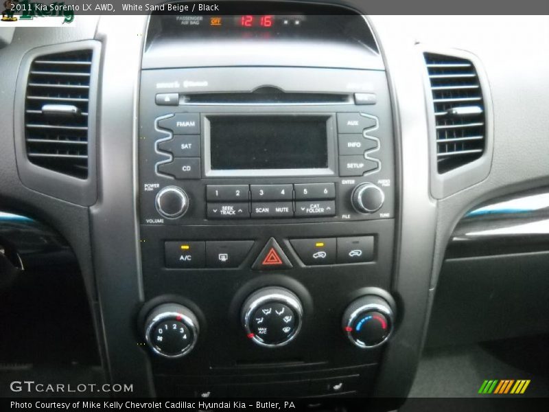White Sand Beige / Black 2011 Kia Sorento LX AWD