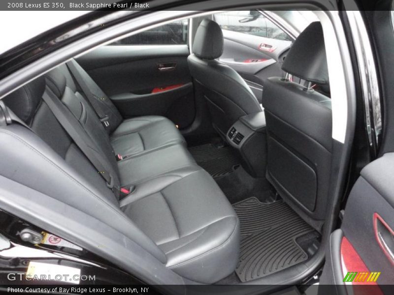 Black Sapphire Pearl / Black 2008 Lexus ES 350