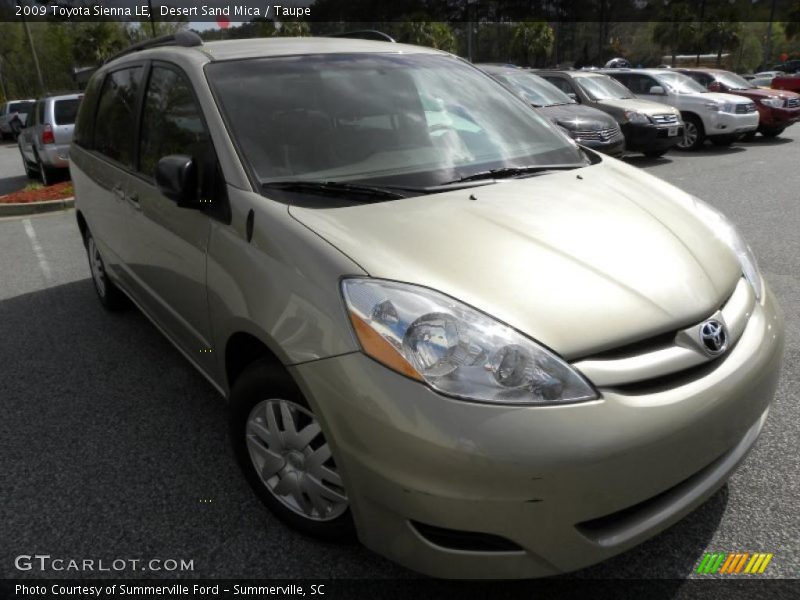 Desert Sand Mica / Taupe 2009 Toyota Sienna LE