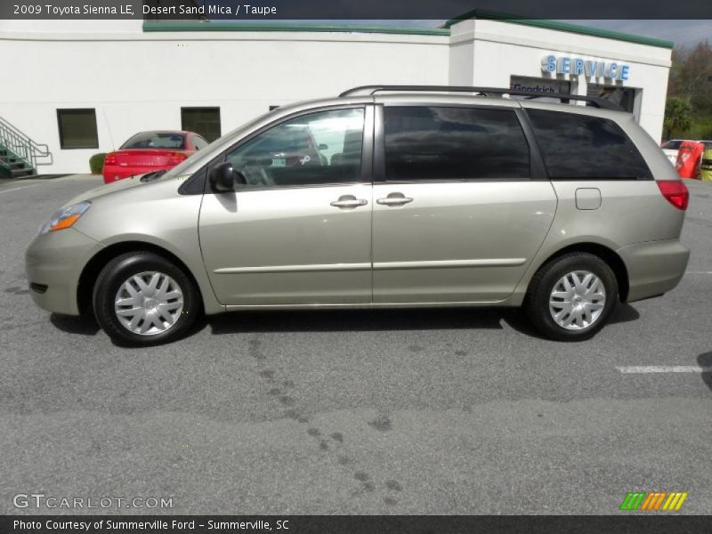 Desert Sand Mica / Taupe 2009 Toyota Sienna LE