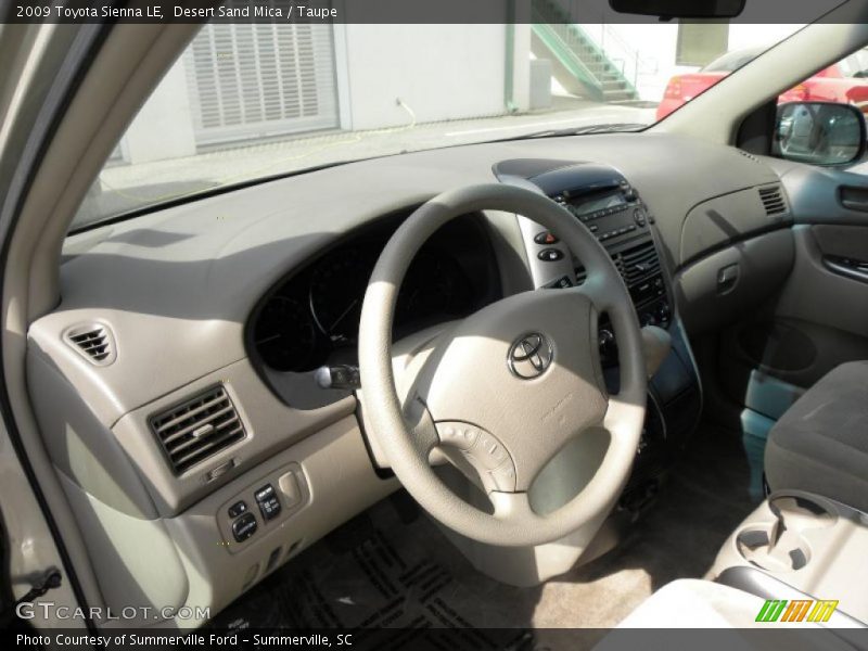 Desert Sand Mica / Taupe 2009 Toyota Sienna LE