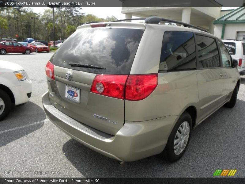 Desert Sand Mica / Taupe 2009 Toyota Sienna LE