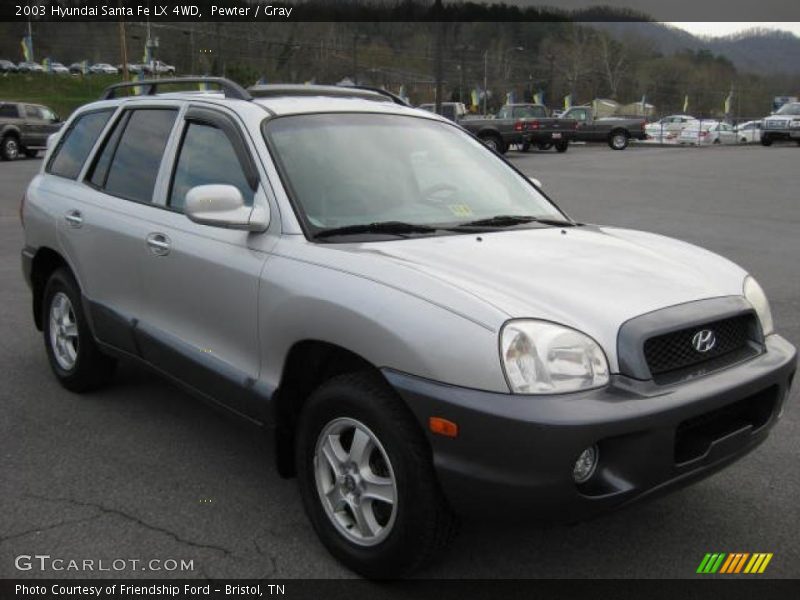 Pewter / Gray 2003 Hyundai Santa Fe LX 4WD