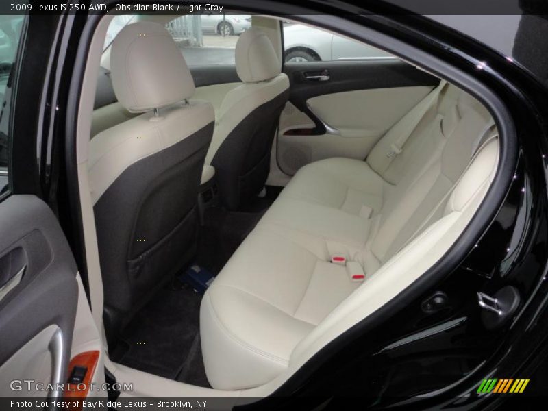 Obsidian Black / Light Gray 2009 Lexus IS 250 AWD