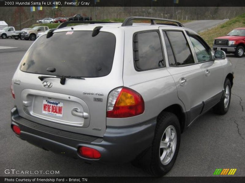 Pewter / Gray 2003 Hyundai Santa Fe LX 4WD